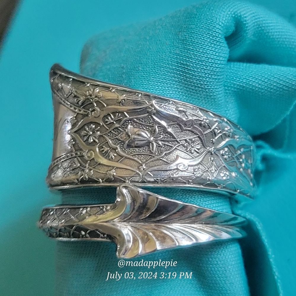 1872 Tiffany & Co. Persian Nut Pick Ring Sterling Silver Luxury Vintage #153